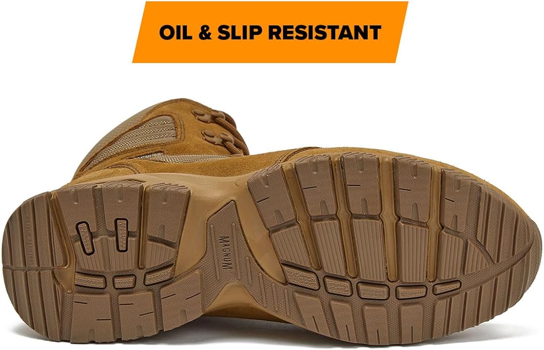 MAG SHIELD Suede Leather 8" Work Boot