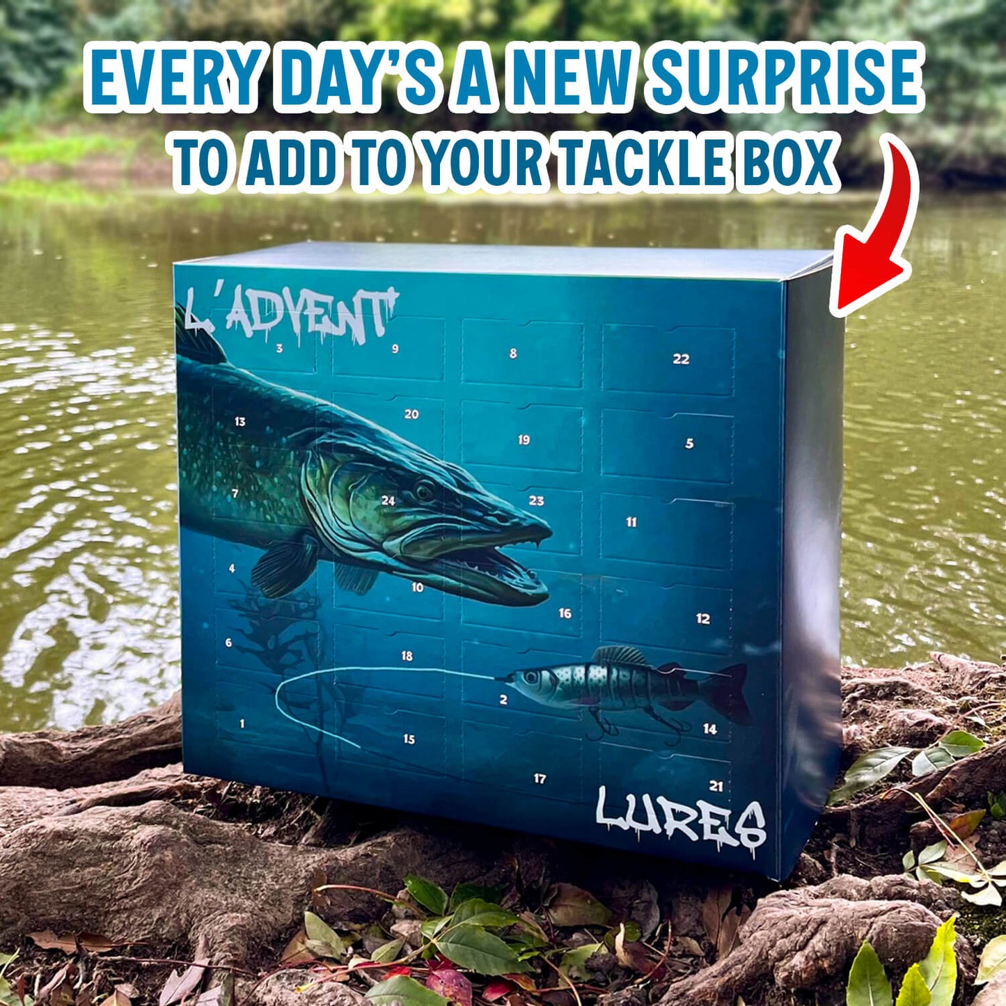 Advent Fishing Lure Countdown